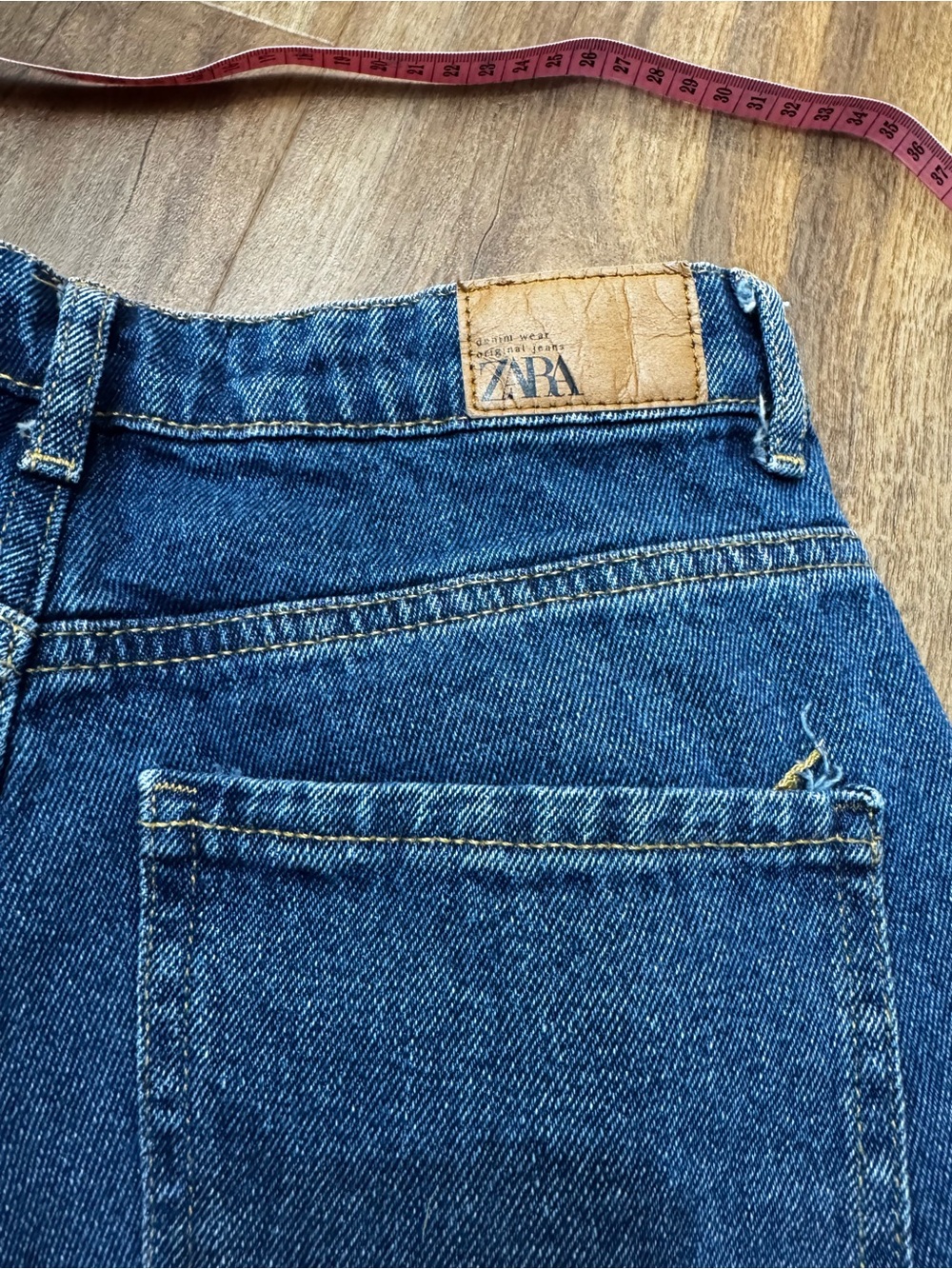 Zara- High-Rise Balloon Jeans - Blue - Picture 8 of 10